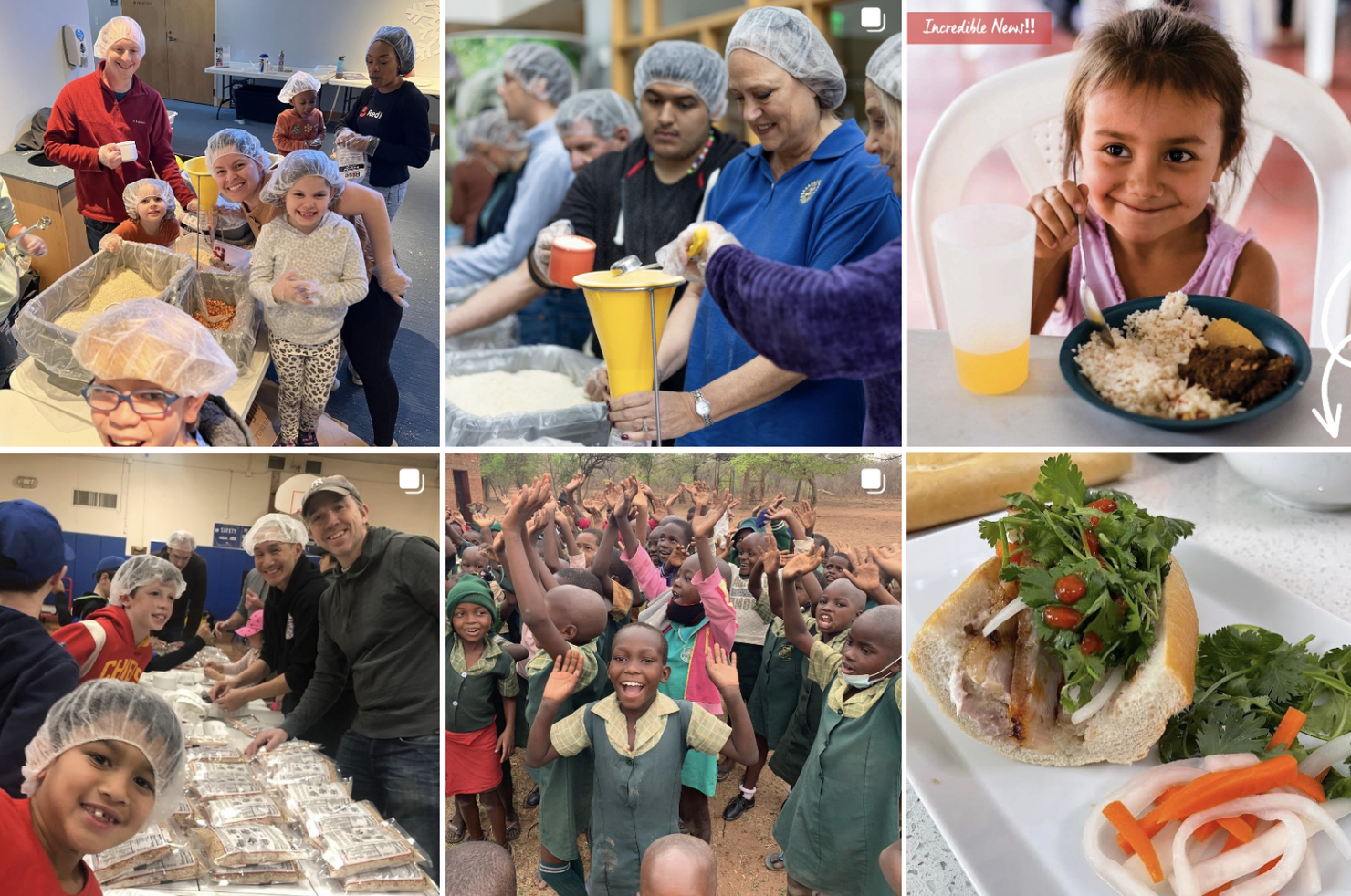 Collage of It Starts With a Meal iamges