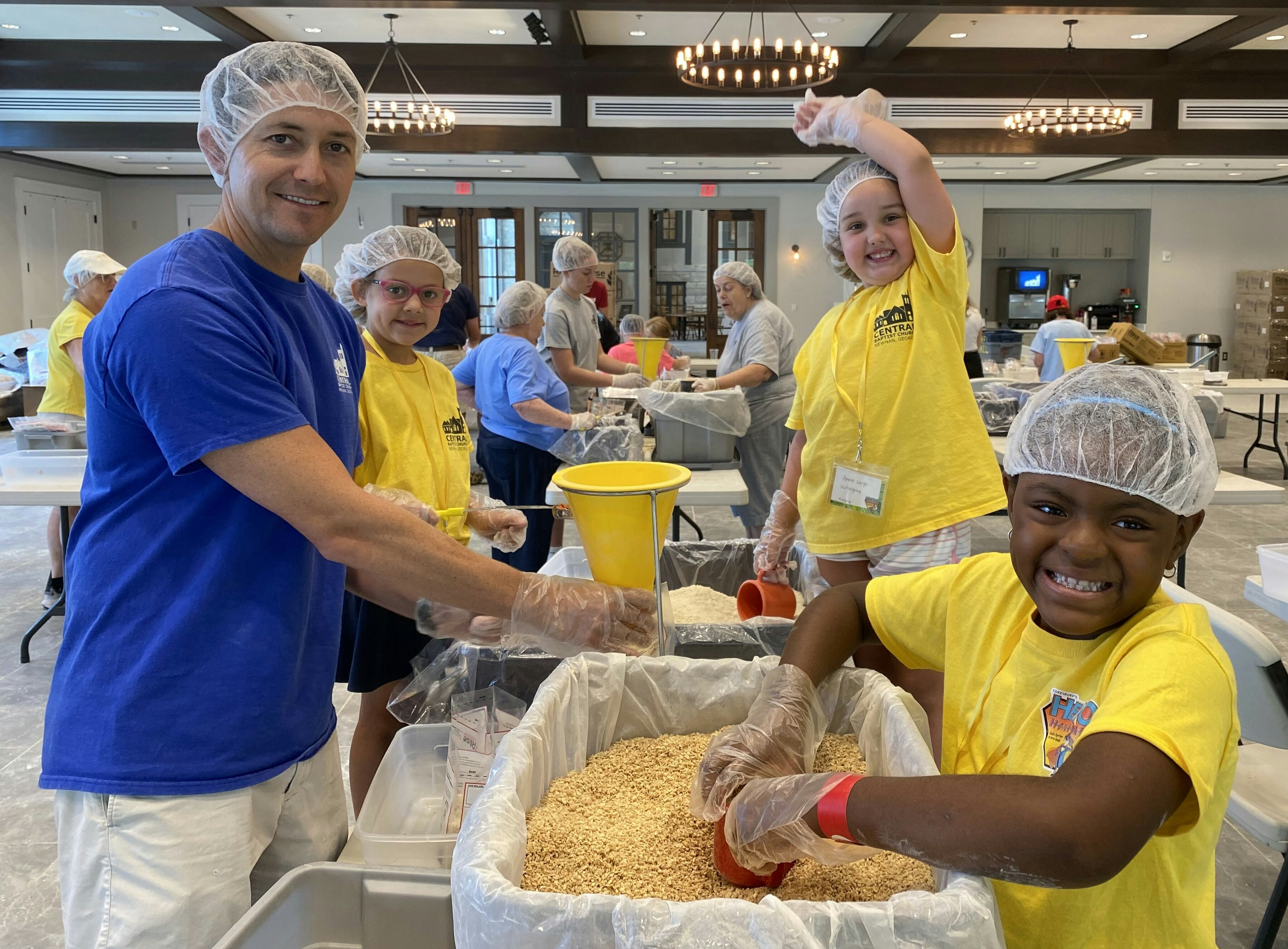 Evento de empaquetado de comidas